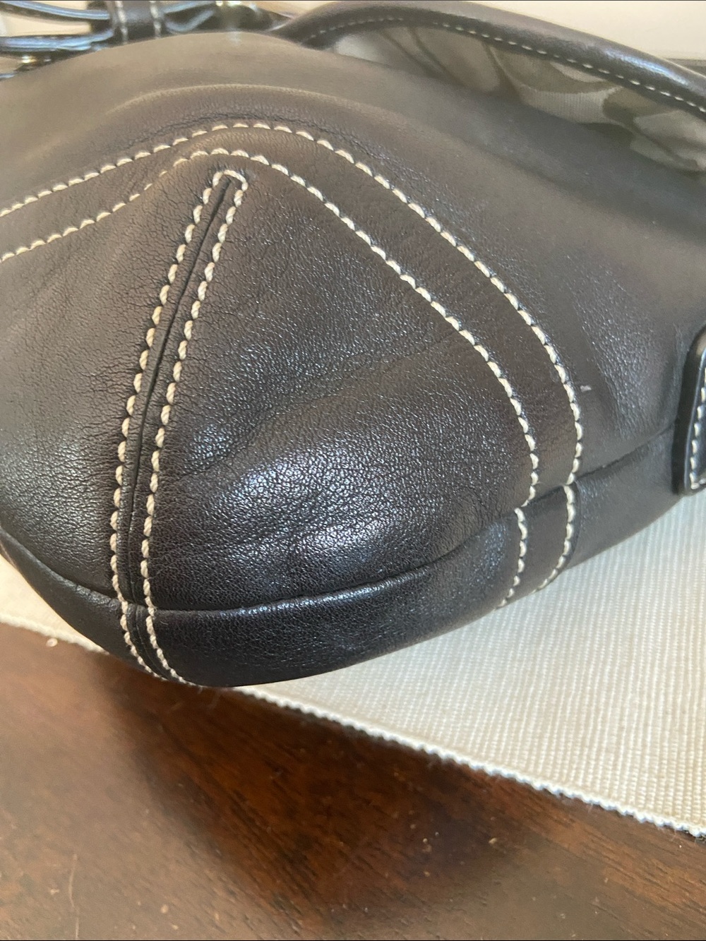 Coach Soho Large Buckle Flap Shoulder Bag Black Leather Style 6248 - Picture 9 of 16